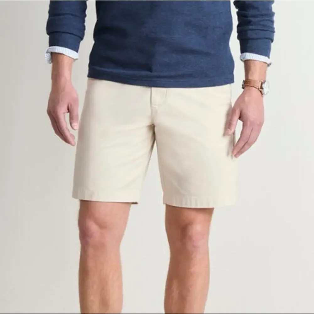 Vineyard Vines Men's Breaker Beige Flat Front Shorts Size 32